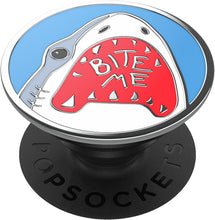 Load image into Gallery viewer, Shark Bites Blue Enamel