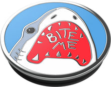 Load image into Gallery viewer, Shark Bites Blue Enamel