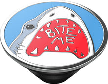 Load image into Gallery viewer, Shark Bites Blue Enamel