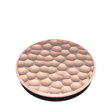 Load image into Gallery viewer, Hammered Metal Rose Gold