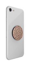Load image into Gallery viewer, Hammered Metal Rose Gold