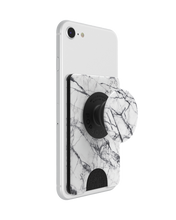 Load image into Gallery viewer, White Marble PopWallet