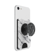 Load image into Gallery viewer, White Marble PopWallet